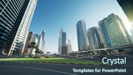  Presentation with zayed - Amazing slide set having sheikh zayed road dubai uae backdrop and a  colored foreground