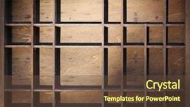  Presentation with dust - Cool new slides with shelf with dust and cobweb backdrop and a tawny brown colored foreground