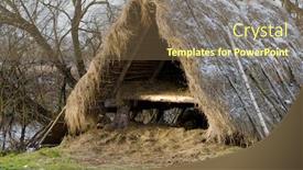  Presentation with bank - Cool new slide set with  backdrop and a  colored foreground