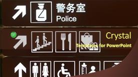  Presentation with pointer - Audience pleasing PPT theme consisting of shenzhen-april-16-airport-pointer backdrop and a tawny brown colored foreground