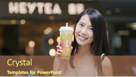  Presentation with green city - 