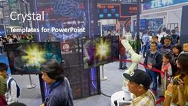  Presentation with tech - Colorful PPT theme enhanced with shenzhen-china-circa-november-2019 backdrop and a  colored foreground