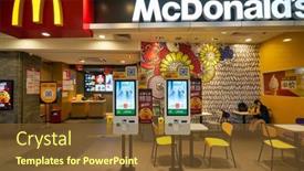  Presentation with kiosk - PPT layouts featuring shenzhen-china-circa-november-2019 background and a tawny brown colored foreground