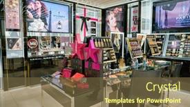  Presentation with china shopping - PPT theme with shenzhen-china-circa-november-2019 background and a  colored foreground