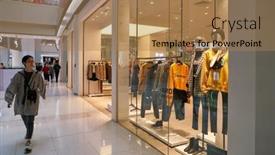  Presentation with china shopping - Presentation theme enhanced with shenzhen-china-circa-november-2019 background and a coral colored foreground