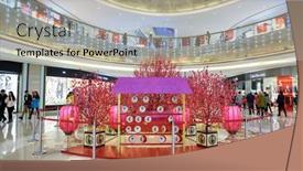  Presentation with china shopping - Audience pleasing presentation theme consisting of shenzhen-china-january-23-2016 backdrop and a light gray colored foreground