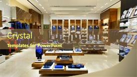  Presentation with china shopping - Theme enhanced with shenzhen-china-october-15-2015 background and a tawny brown colored foreground