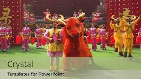  Presentation with china culture - Audience pleasing presentation design consisting of shenzhen-january-22-chinese-new backdrop and a mint green colored foreground