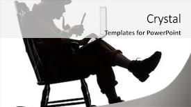  Presentation with sherlock - PPT layouts enhanced with sherlock holmes with computer laptop background and a white colored foreground