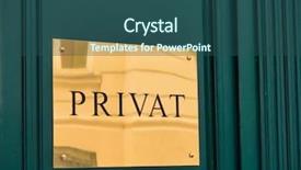  Presentation with shield - Audience pleasing PPT theme consisting of shield private symbolic photo backdrop and a ocean colored foreground