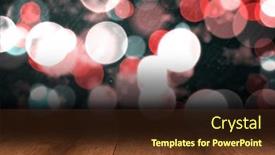  Presentation with shimmering - Slide deck enhanced with shimmering-light-design-over-boards background and a tawny brown colored foreground