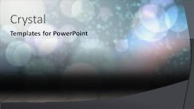  Presentation with shimmering - Presentation theme with shimmering-light-design-over-boards background and a light blue colored foreground