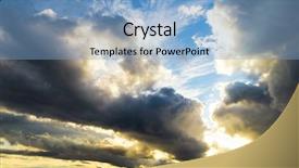  Presentation with scene - Amazing presentation having shining angel - light and dark heavenly scene backdrop and a  colored foreground