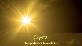  Presentation with heat - PPT layouts having shining-orange-sun-heat-wave background and a tawny brown colored foreground