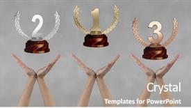  Presentation with composite - Cool new presentation theme with shining pride - digital composite of women backdrop and a gray colored foreground