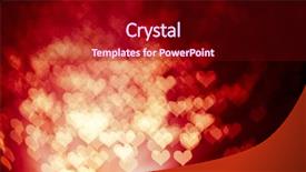  Presentation with shining star - Presentation theme with shining star - hearts background background and a wine colored foreground