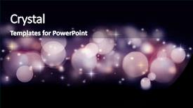  Presentation with shining stars - Cool new presentation design with shining stars and glitters purple backdrop and a black colored foreground