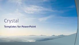  Presentation with earth day - Colorful presentation enhanced with shining-sun-at-clear-blue backdrop and a light blue colored foreground