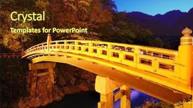  Presentation with buddhism in japan - Amazing PPT layouts having shinkyo bridge in nikko japan backdrop and a tawny brown colored foreground