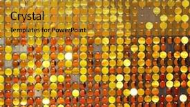  Presentation with luxury gold - Theme with shinning golden dots luxury creative background and a gold colored foreground