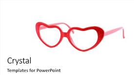  Presentation with pink white - Slide deck featuring shinny - pair of pink heart shaped background and a white colored foreground