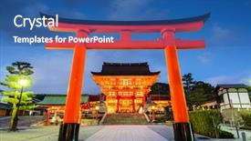  Presentation with kyoto - Cool new presentation with fushimi inari grand shrine backdrop and a ocean colored foreground