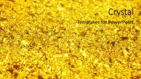  Presentation with luxury golden texture - PPT theme having shiny background - luxury golden texture background and a gold colored foreground