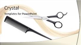  Presentation with shiny - Audience pleasing slide deck consisting of shiny blond hair with hair backdrop and a white colored foreground