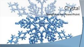  Presentation with ornament - Cool new presentation theme with shiny blue snowflake ornament christmas tree decoration isolated on white background backdrop and a white colored foreground