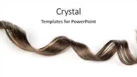  Presentation with shiny - Beautiful presentation design featuring shiny brown curl isolated backdrop and a white colored foreground