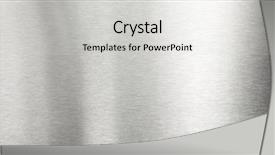  Presentation with brushed metal - PPT layouts featuring shiny brushed metal plate surface background and a light gray colored foreground
