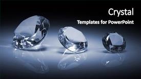  Presentation with dark blue - Cool new PPT theme with shiny diamonds jewel on dark backdrop and a black colored foreground