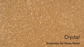  Presentation with shiny gold - Theme featuring shiny glimmering gold texture background and a coral colored foreground