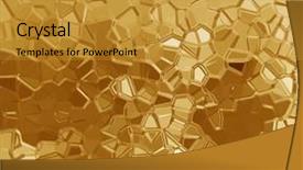  Presentation with shiny - Audience pleasing presentation theme consisting of shiny golden background backdrop and a gold colored foreground