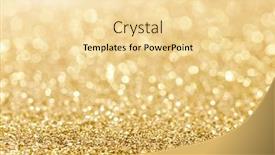  Presentation with golden lights - Slide deck enhanced with shiny golden bokeh glitter lights abstract background christmas new year party celebration concept background and a blonde colored foreground