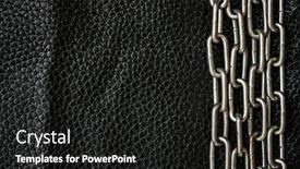  Presentation with shiny - Colorful PPT theme enhanced with shiny-metal-chain backdrop and a black colored foreground