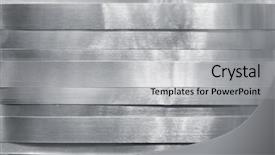  Presentation with grey strips - Amazing PPT theme having shiny metal strips backdrop and a light gray colored foreground