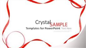  Presentation with red gold white - Audience pleasing presentation theme consisting of shiny red and gold border backdrop and a white colored foreground