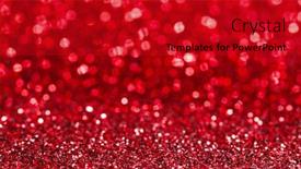  Presentation with party lights - Audience pleasing theme consisting of shiny-red-bokeh-glitter-lights backdrop and a crimson colored foreground