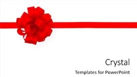  Presentation with shiny - Beautiful theme featuring shiny red ribbon on white backdrop and a white colored foreground