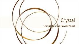  Presentation with design teal color - Presentation theme featuring shiny satin ribbon in brown background and a  colored foreground