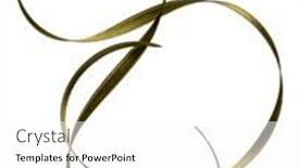  Presentation with ribbon green - Beautiful PPT theme featuring shiny satin ribbon in green color isolated over white background ribbon image for decoration design backdrop and a white colored foreground