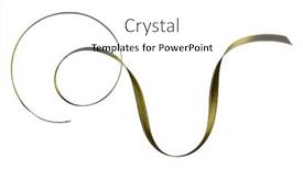  Presentation with ribbon green - Slide deck consisting of shiny-satin-ribbon-in-green background and a white colored foreground