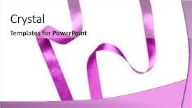  Presentation with satin - Presentation with shiny satin ribbon in lilac background and a  colored foreground
