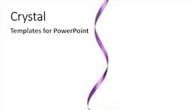  Presentation with design teal color - PPT layouts featuring shiny satin ribbon in lilac background and a  colored foreground