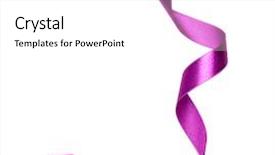  Presentation with design teal color - Audience pleasing theme consisting of shiny satin ribbon in lilac backdrop and a  colored foreground