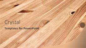  Presentation with reflecting - Slide set consisting of shiny-wooden-floor-reflecting-light background and a coral colored foreground