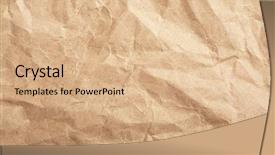  Presentation with paper - Slide deck consisting of ship crashes - crushed grunge paper background background and a coral colored foreground