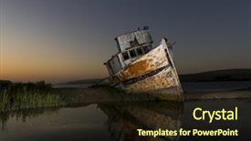  Presentation with national - PPT layouts with ship crashes - shipwreck near point reyes national background and a wine colored foreground