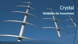  Presentation with carbon fiber - Theme having ship modern in carbon fiber background and a ocean colored foreground